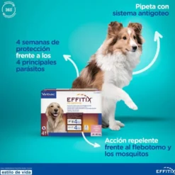 Effitix Antiparasitario en Pipetas para perros