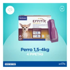 Effitix Antiparasitario en Pipetas para perros