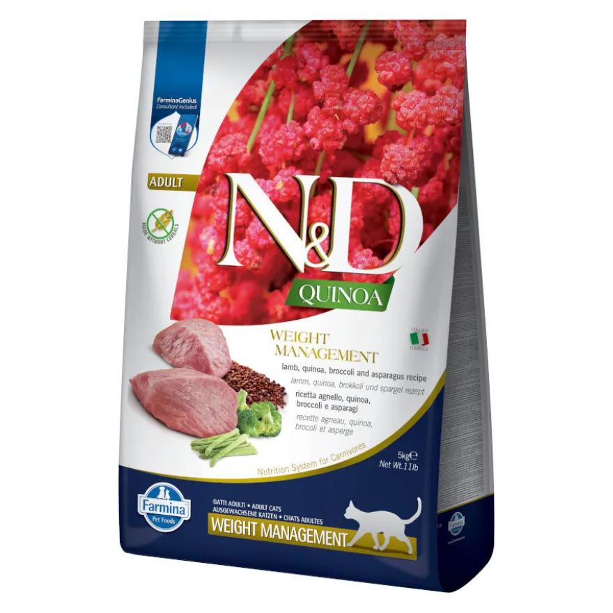 Farmina N&D Control de Peso Quinoa y Cordero pienso para gatos