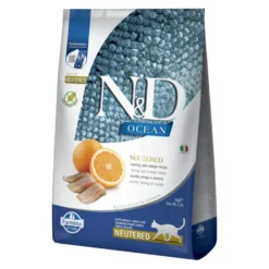 Farmina N&D Ocean Esterilizado Arenque y Naranja pienso para gatos