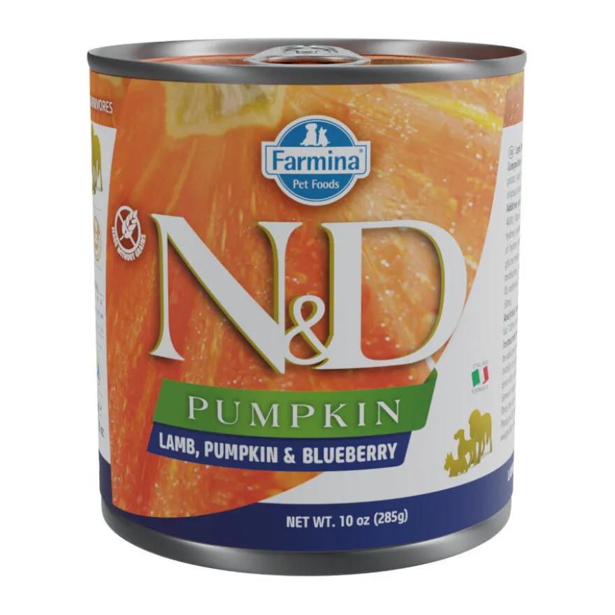 Farmina N&D Pollo, Cordero, Calabaza y Arándanos lata para perros