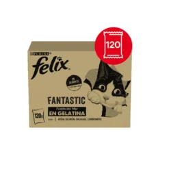Felix Fantastic Selección de Sabores Pescado en Gelatina sobre para gatos - Multipack