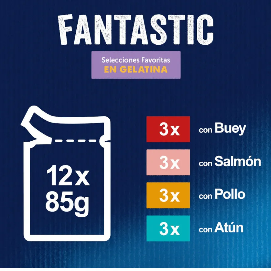 Felix Fantastic Selecciones Favoritas sobres en gelatina