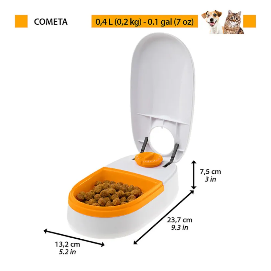 Ferplast Cometa Dispensador Automático de Alimentos para perros y gatos