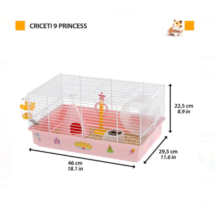 Ferplast Criceti 9 Princesas Blanca Jaula para roedores