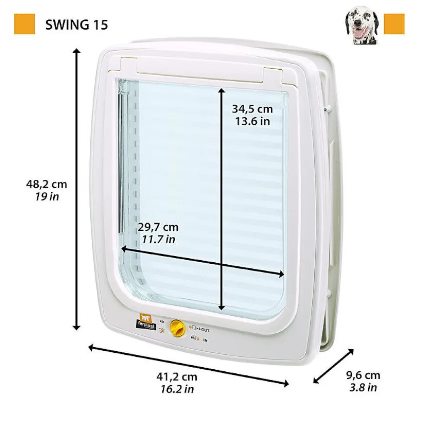 Ferplast Swing 15 Puerta para perros y gatos