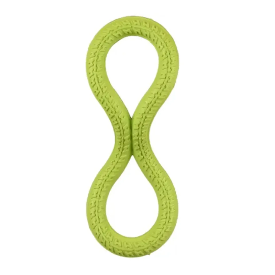 Flamingo Aiko Juguete de Goma Verde para perros