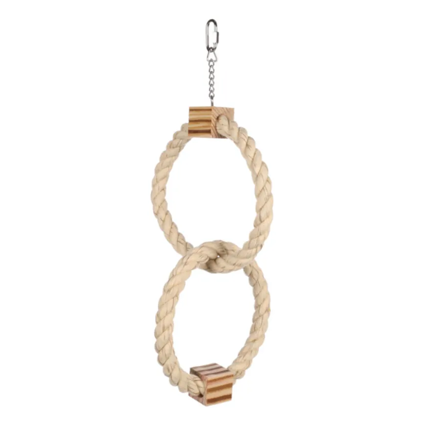 Flamingo Anillo con Cordón juguete para periquitos
