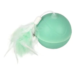 Flamingo bola interactiva para gatos color Verde