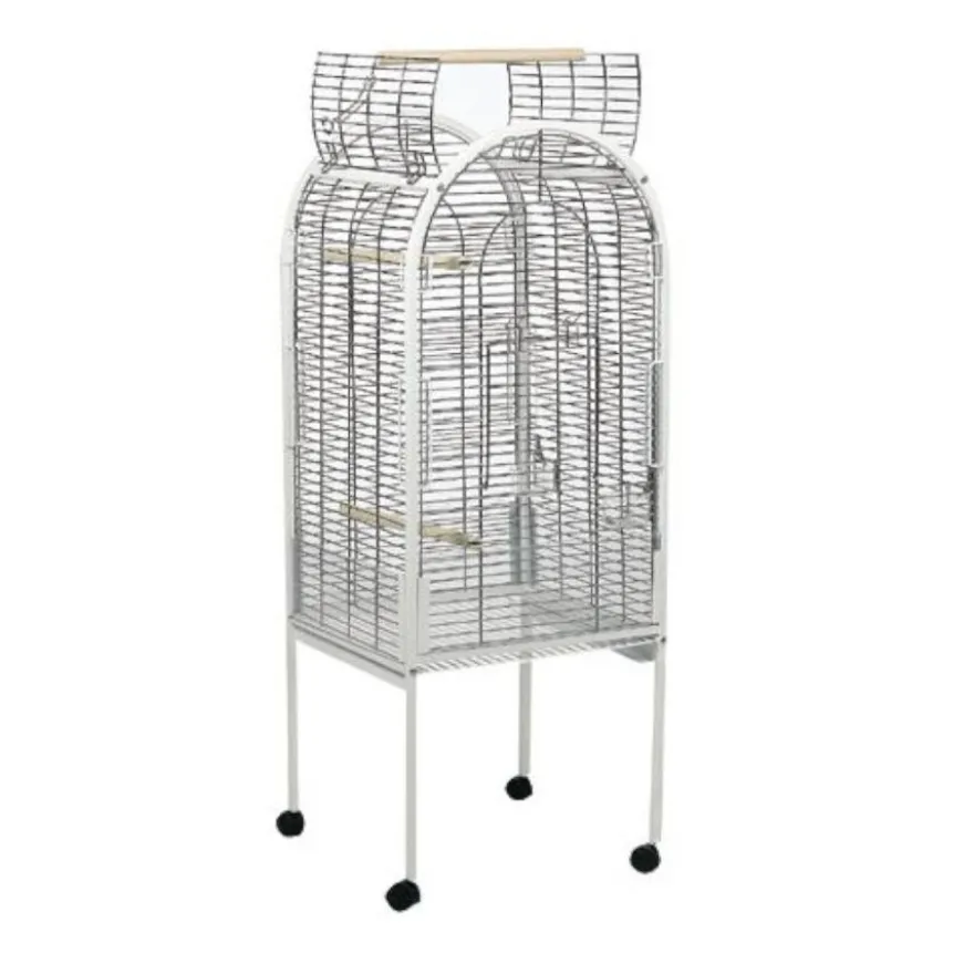 Flamingo Coco Jaula Blanca para loros