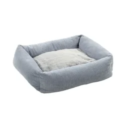 Flamingo Colette Rectángulo Azul cama cuna para perros
