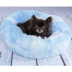 Flamingo Demi Redondo Azul cama para perros y gatos