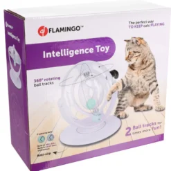 Flamingo Dita juguete interactivo electrónico y giratorio para gatos
