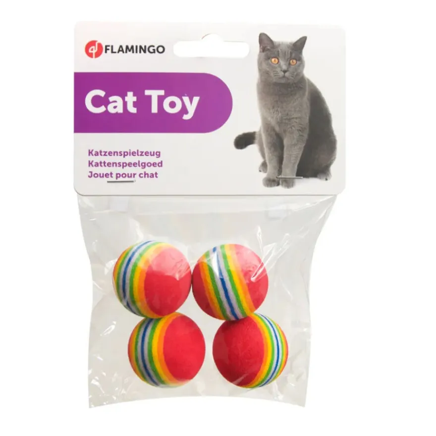 Flamingo Dony Pelota Multicolor para gatos