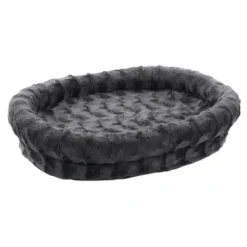 Flamingo Dorian Óvalo Gris con Cremallera Cama para perros