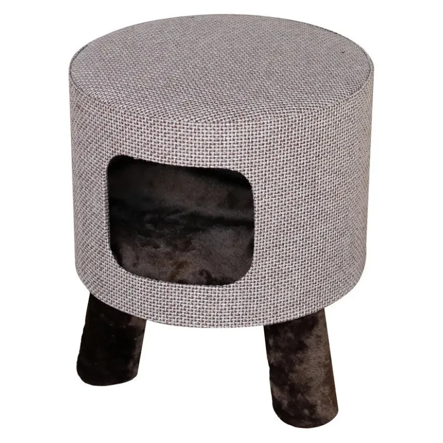 Flamingo Omar Cueva Taburete Marrón para gatos