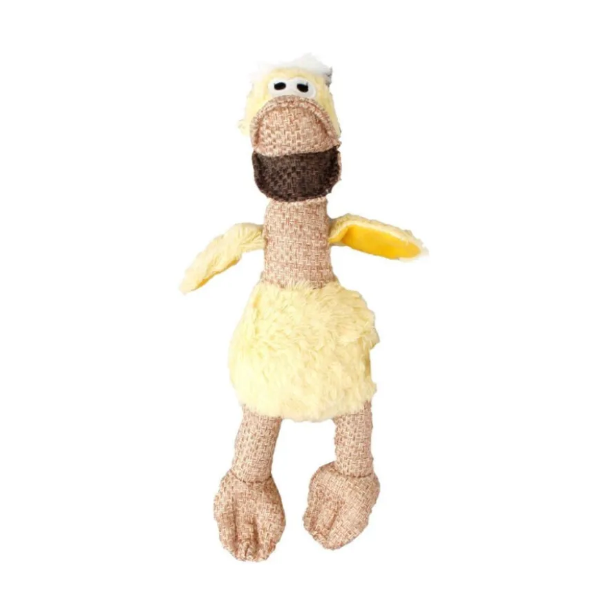 Flamingo Pato de peluche amarillo para perros