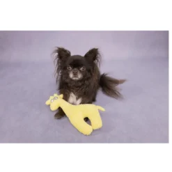 Flamingo Pebbles Jirafa de Peluche Amarilla para perros