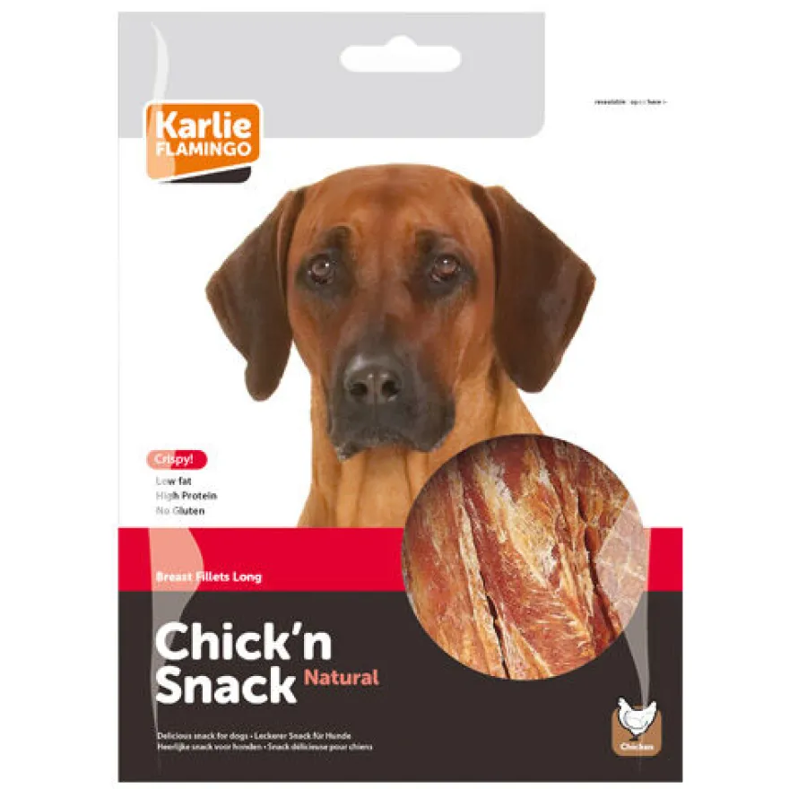 Flamingo Pechuga de Pollo seca para perros