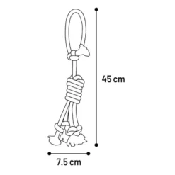 Flamingo Revi Cuerda con Nudos para perros
