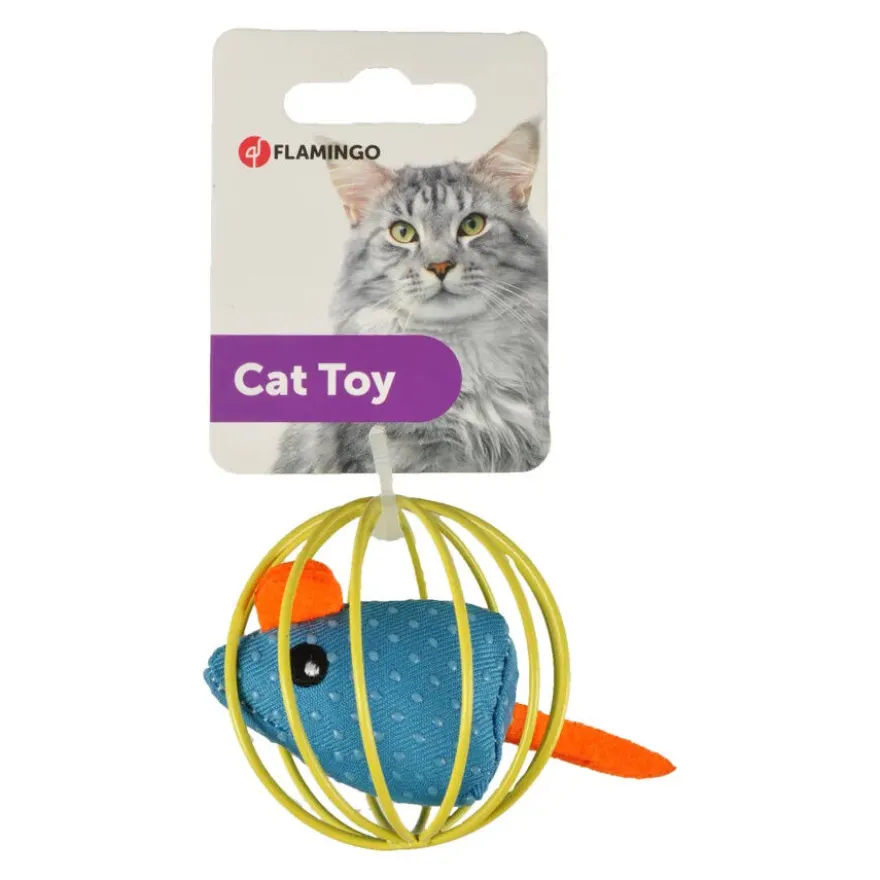 Flamingo Rio Pelota con Ratón para gatos