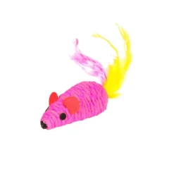 Flamingo Shuka Ratón con Plumas para gatos