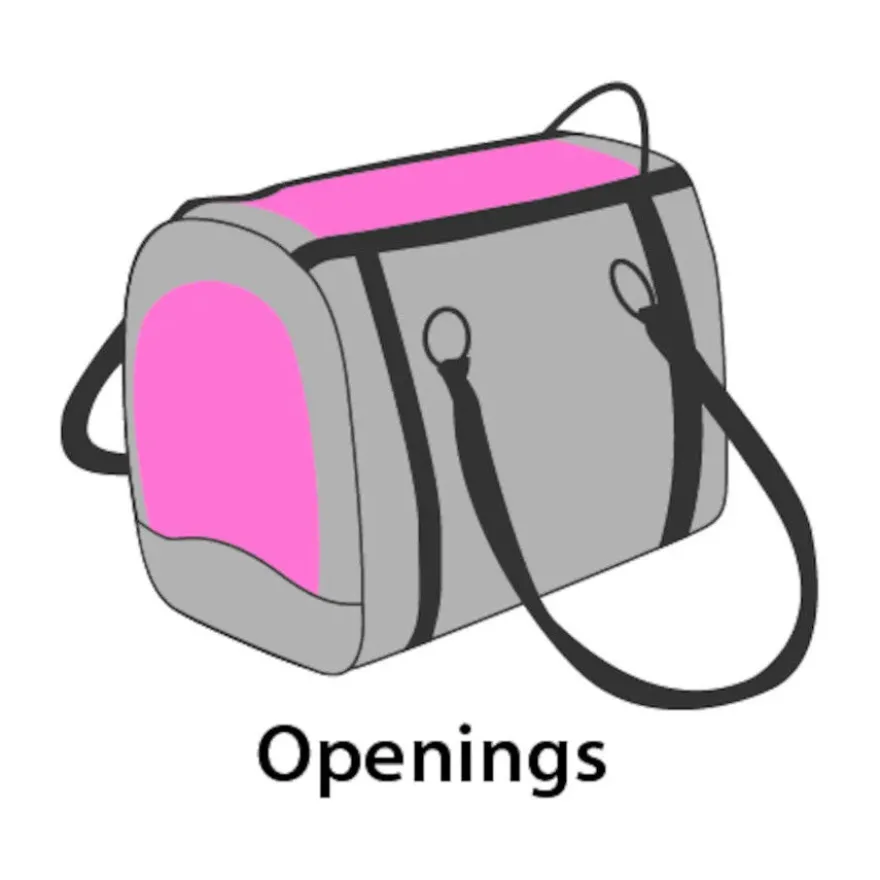Flamingo Tatjana Bolsa Transportín Gris para perros