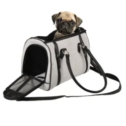 Flamingo Tatjana Bolsa Transportín Gris para perros