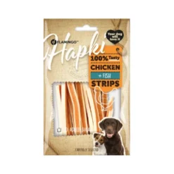 Flamingo Tiras Hapki Pollo y Pez para perros
