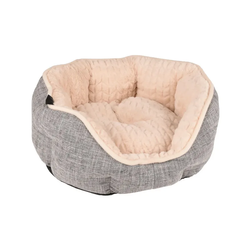 Flamingo Zupo Octógono Gris cama cuna para perros y gatos