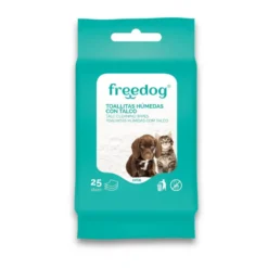 Freedog Toallitas Húmedas con Talco para perros y gatos