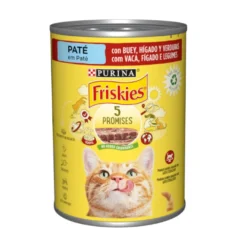 Friskies Adult Buey e hígado en Paté lata para gatos
