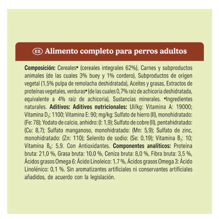 Friskies Digestion Cordero y Achicoria pienso para perros