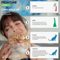 Frontline Combo Pipetas Antiparasitarias para gatos y hurones