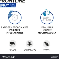 Frontline Spray Antiparasitario para perros y gatos