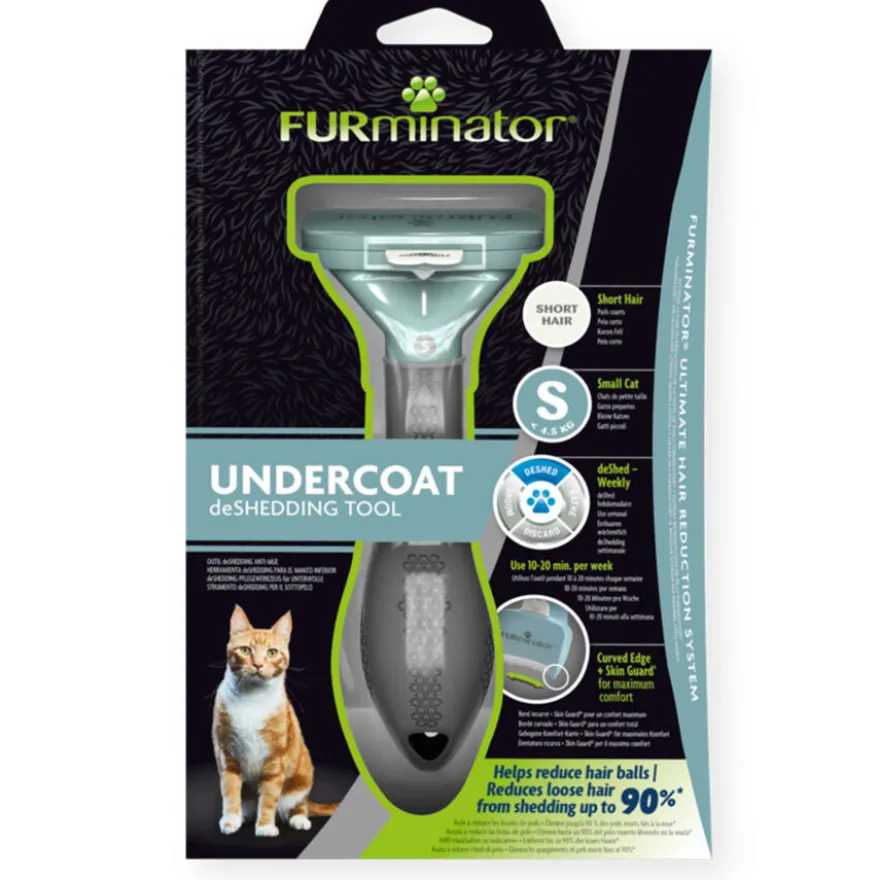 Furminator Cepillo para gatos de pelo corto