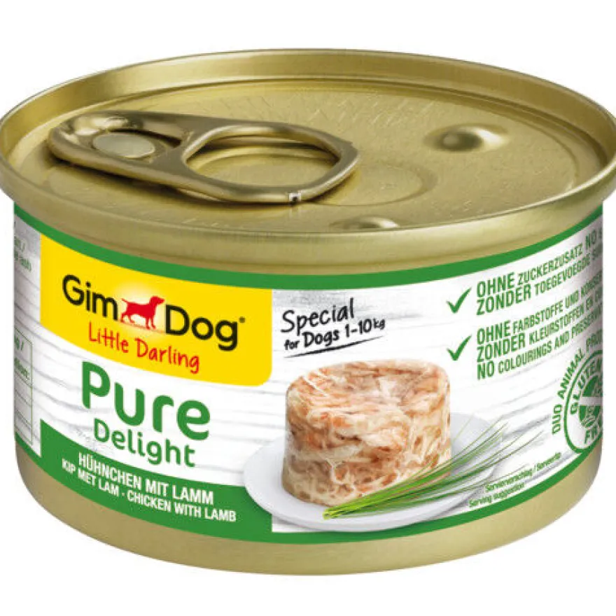 GimDog Pure Delight pollo y cordero lata para perros