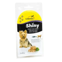 GimDog Shiny atún y buey comida húmeda para perros