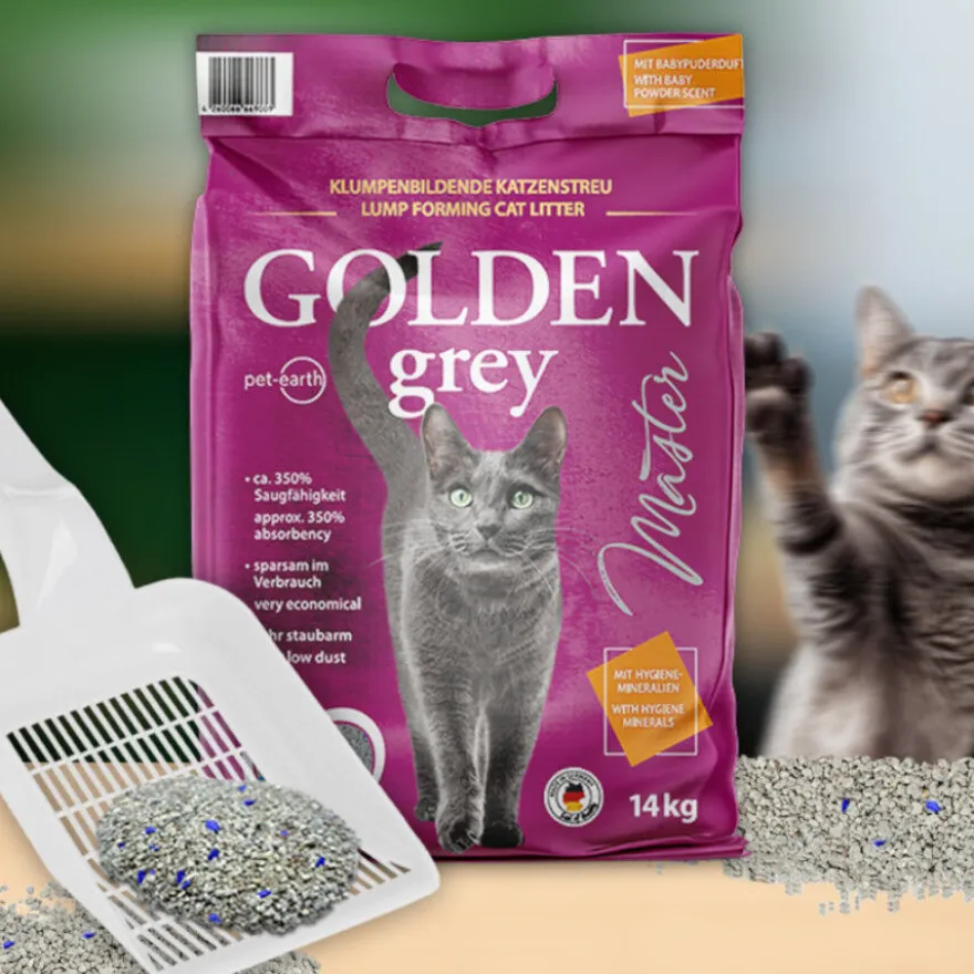 Golden Grey Master Arena Aglomerante para gatos