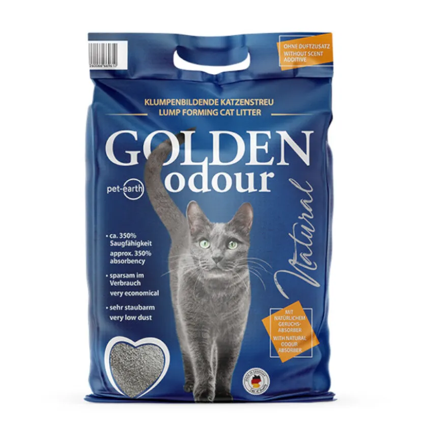 Golden Odour Arena Aglomerante Absorbe Olores para gatos