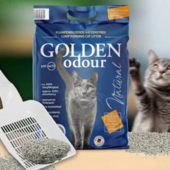 Golden Odour Arena Aglomerante Absorbe Olores para gatos