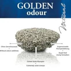 Golden Odour Arena Aglomerante Absorbe Olores para gatos