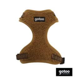 Gotoo Arnés ajustable teddy marrón para perros