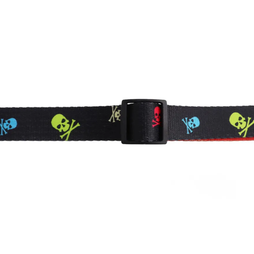 Gotoo Arnés estampado calavera negro para perros