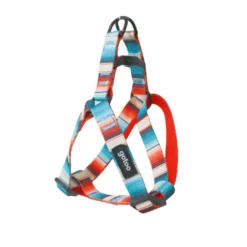 Gotoo Arnés estampado de rayas multicolor para perros