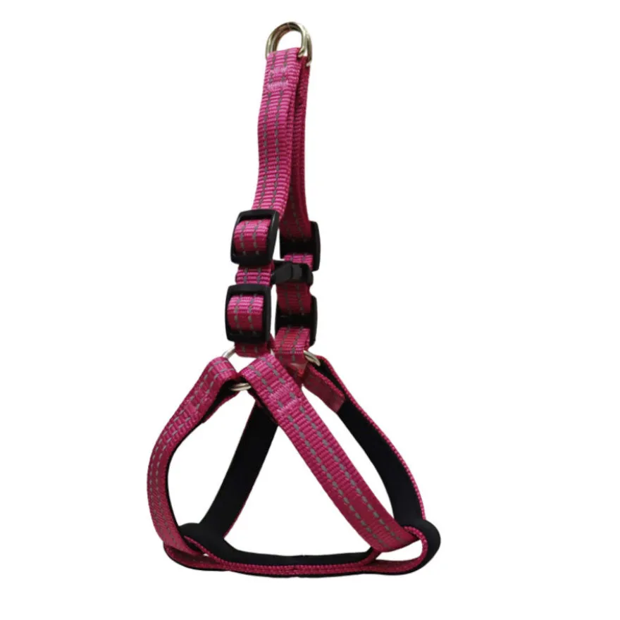 Gotoo Arnés reflectante de neopreno rosa para perros