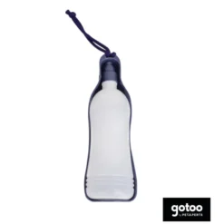 Gotoo Botella Bebedero Portátil de Plástico Azul para perros y gatos