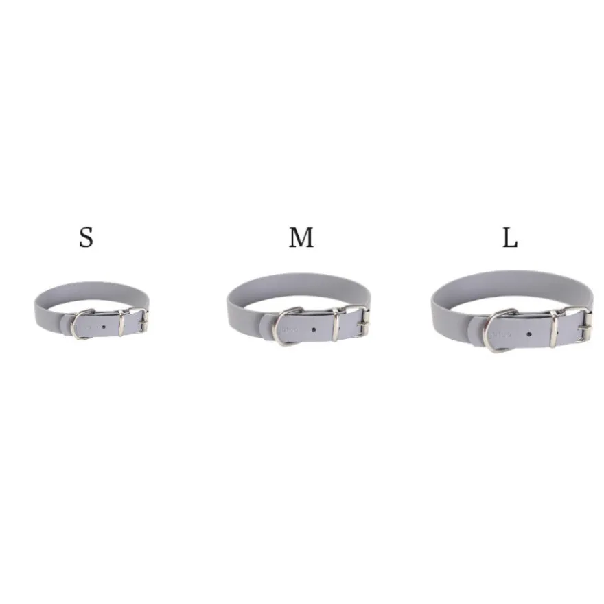 Gotoo Collar Biothane gris para perros