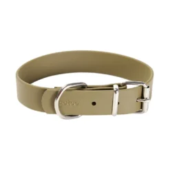 Gotoo Collar Biothane verde oliva para perros