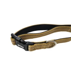 Gotoo Collar de nylon reflectante beige para perros